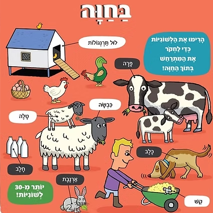 בחווה - סדרת חוקרים קטנים (קרטון)