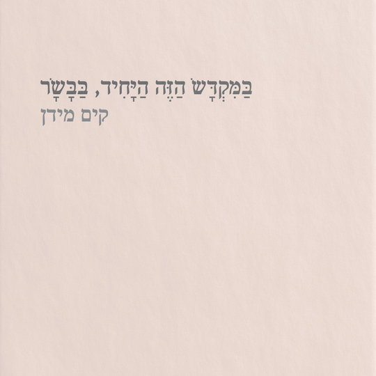 במקדש הזה היחיד, בבשר