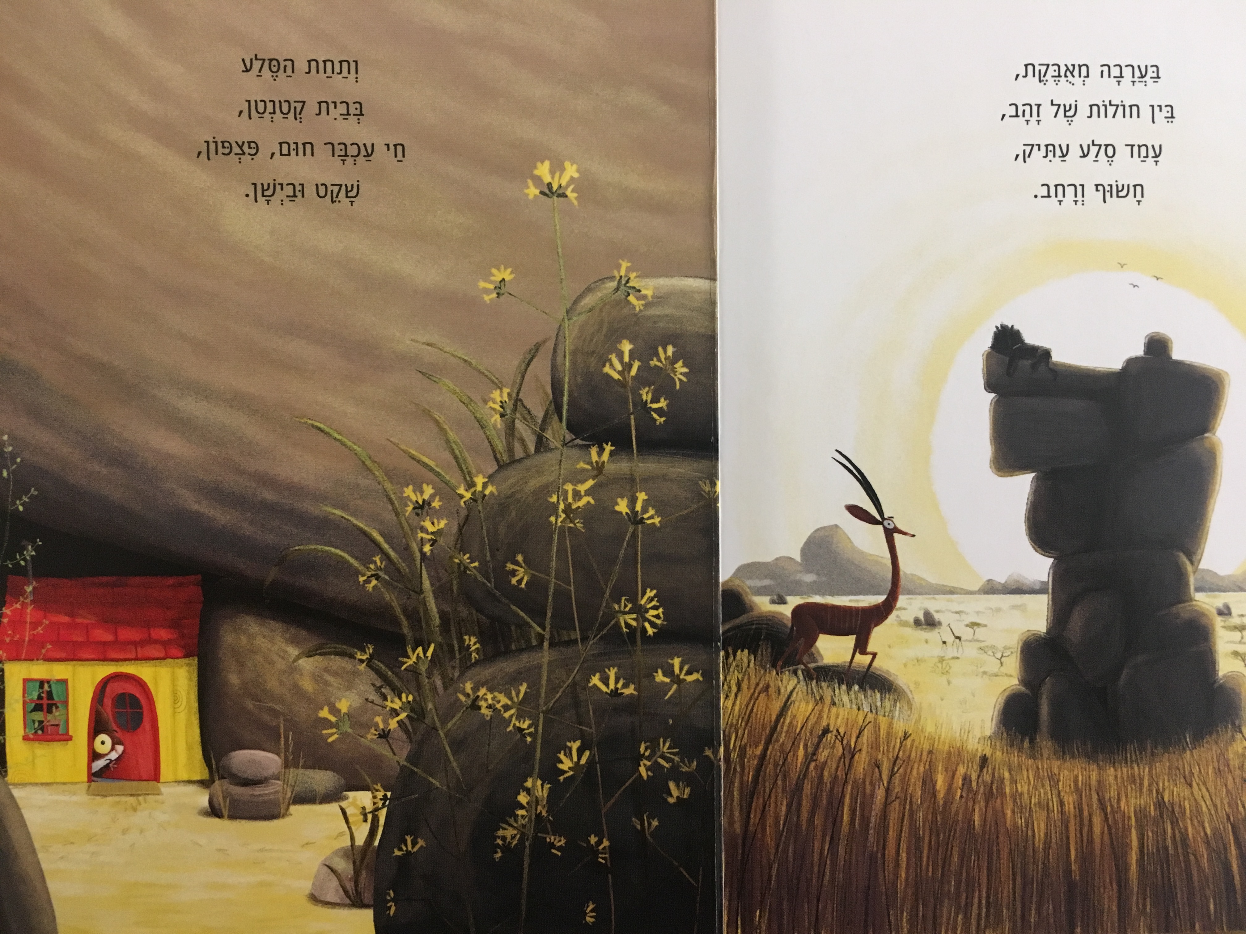 האריה שבפנים - דפי קרטון