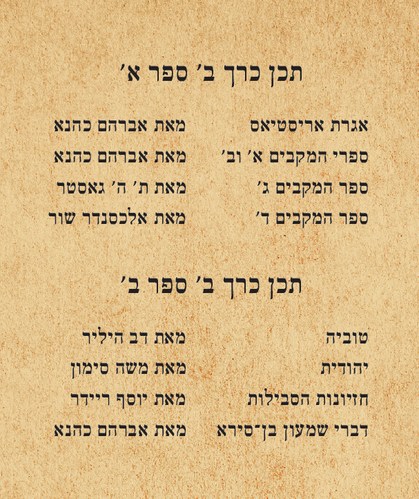 הספרים החיצונים – כרך ב