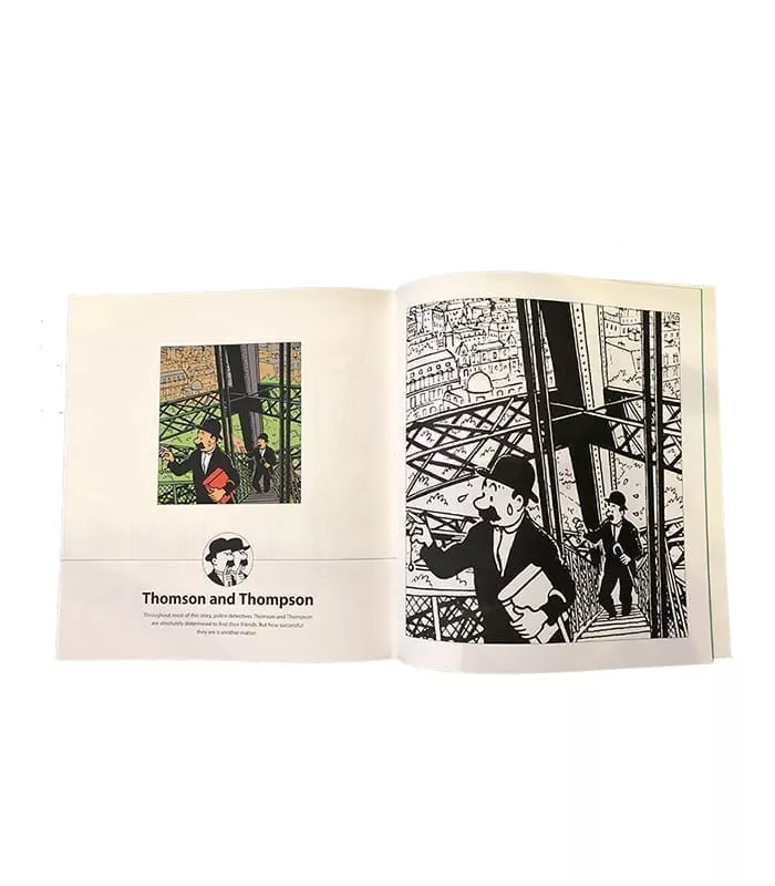 חוברת צביעה טינטין (Tintin)