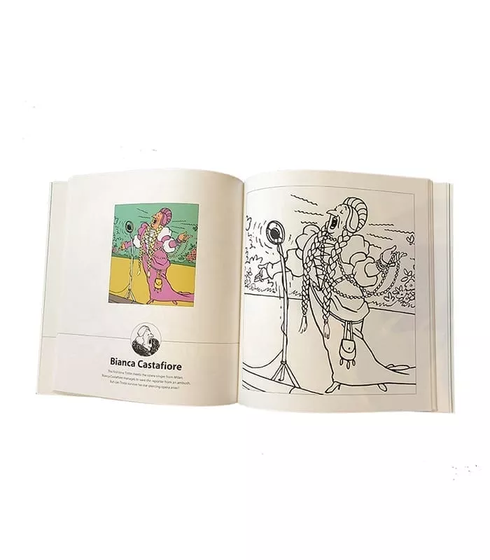 חוברת צביעה טינטין (Tintin)