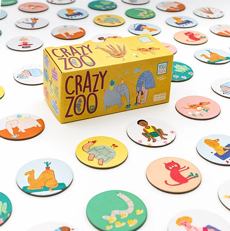יוגי - משחק יוגה crazy zoo
