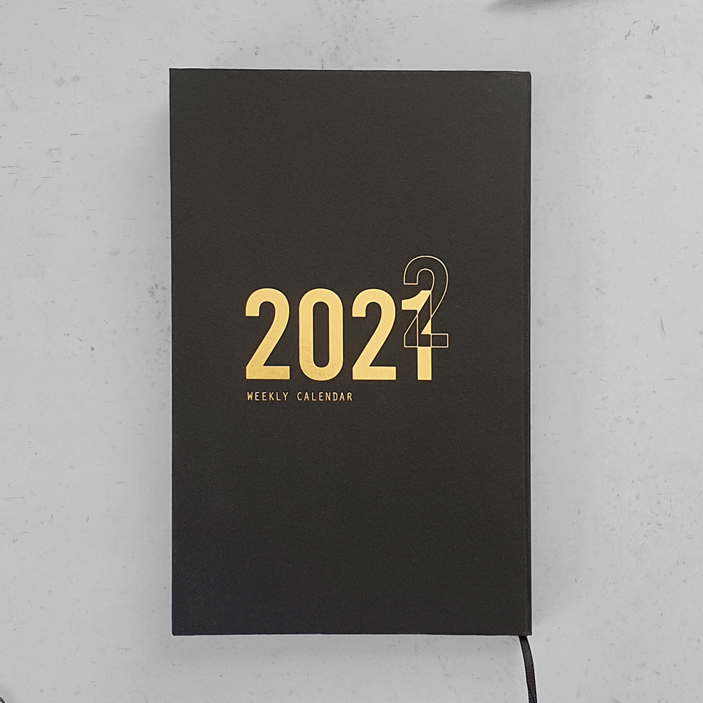 יומן שבועי שנתי 2022-2021 קריניטי KARINITI שחור