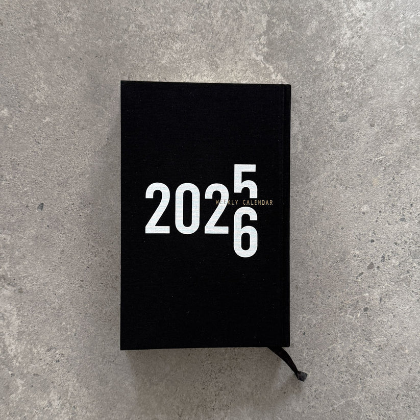 יומן שבועי 2026-2025 קריניטי KARINITI שחור