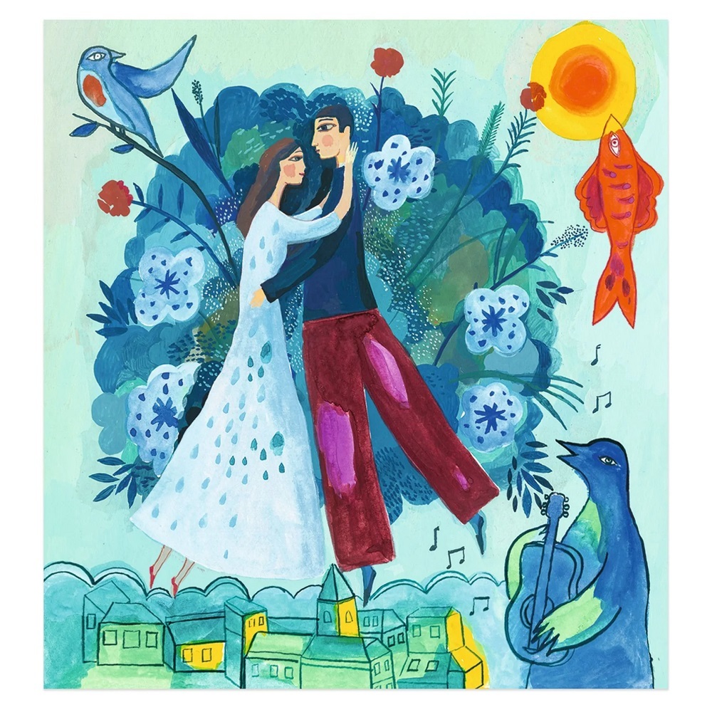 יצירה בהשראת אמנים - מארק שאגאל