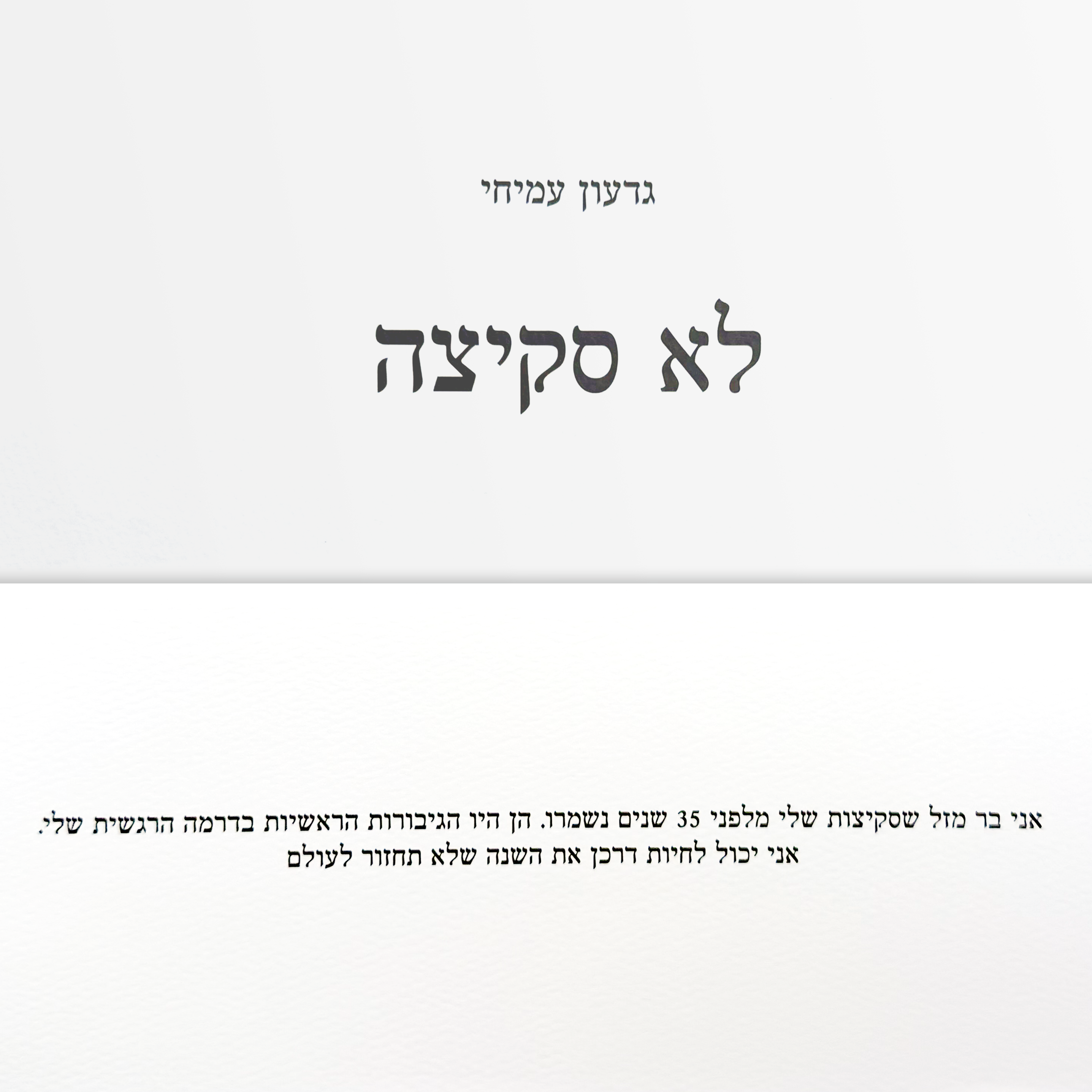לא סקיצה