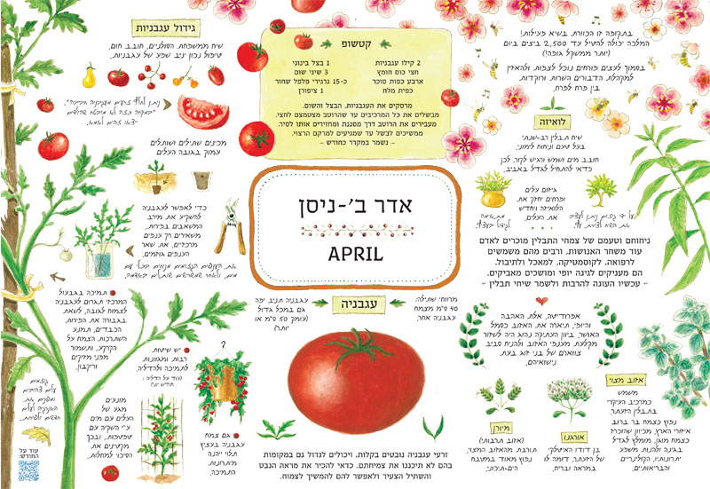לוח שנה בגינה 2018-2019