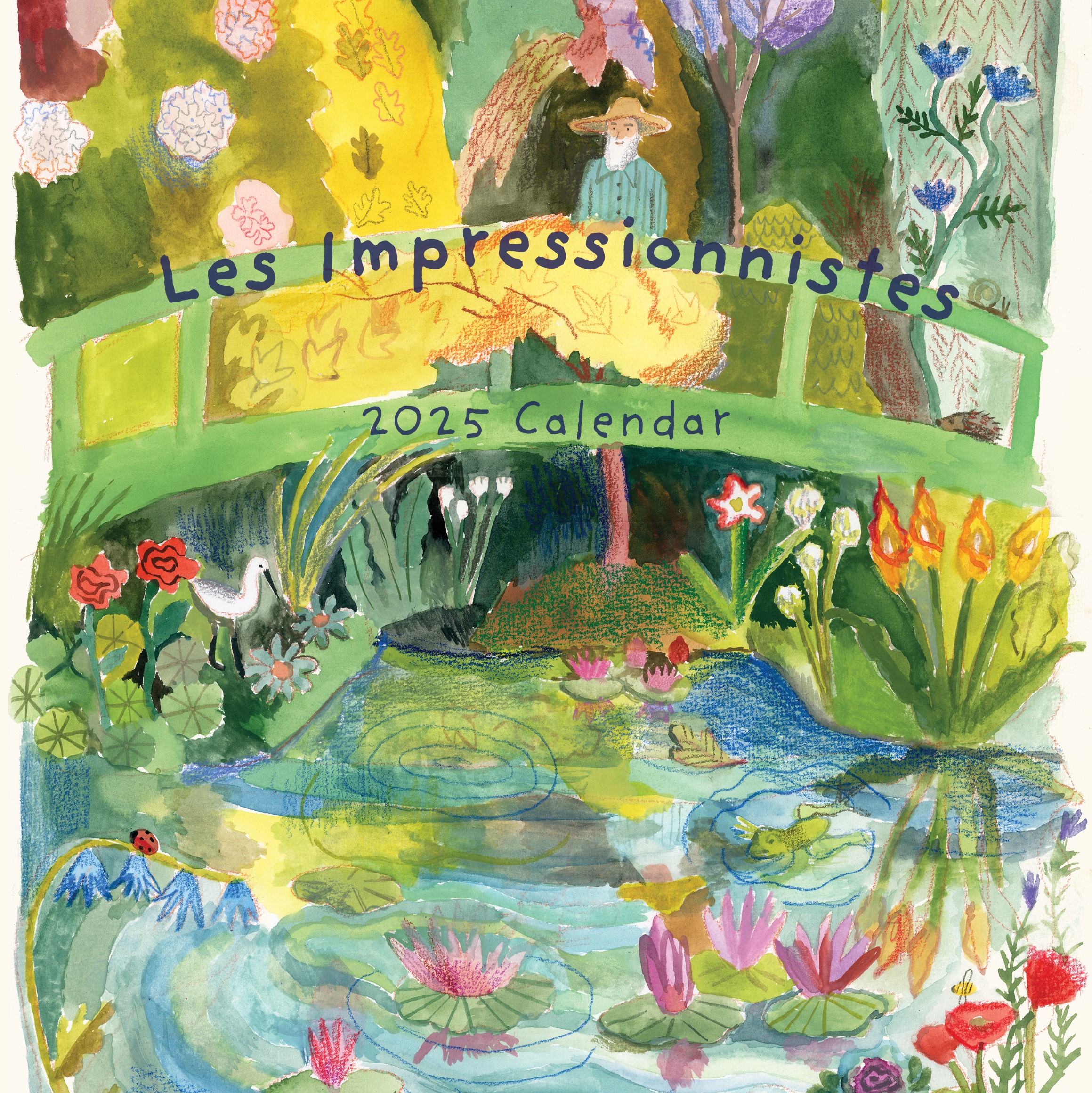 לוח שנה 2025-2024 מאויר - Les Impressionnistes