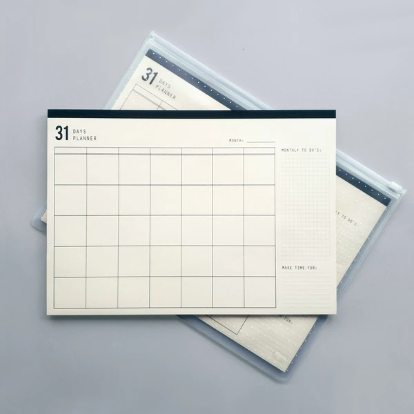 לוח תכנון חודשי 31Days Planner קריניטי KARINITI
