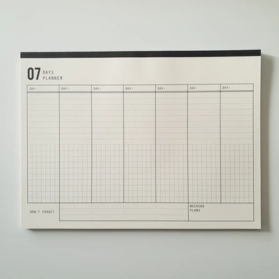לוח תכנון שבועי 7DAYS PLANNER קריניטי KARINITI