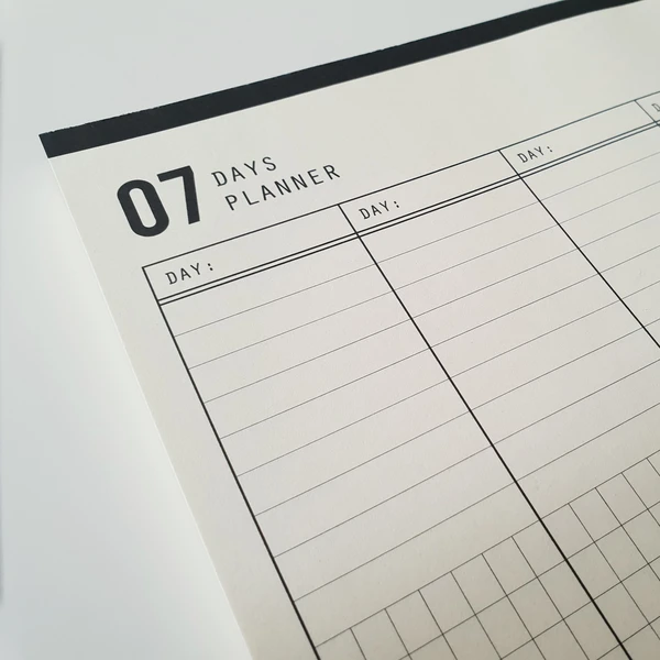 לוח תכנון שבועי 7DAYS PLANNER קריניטי KARINITI