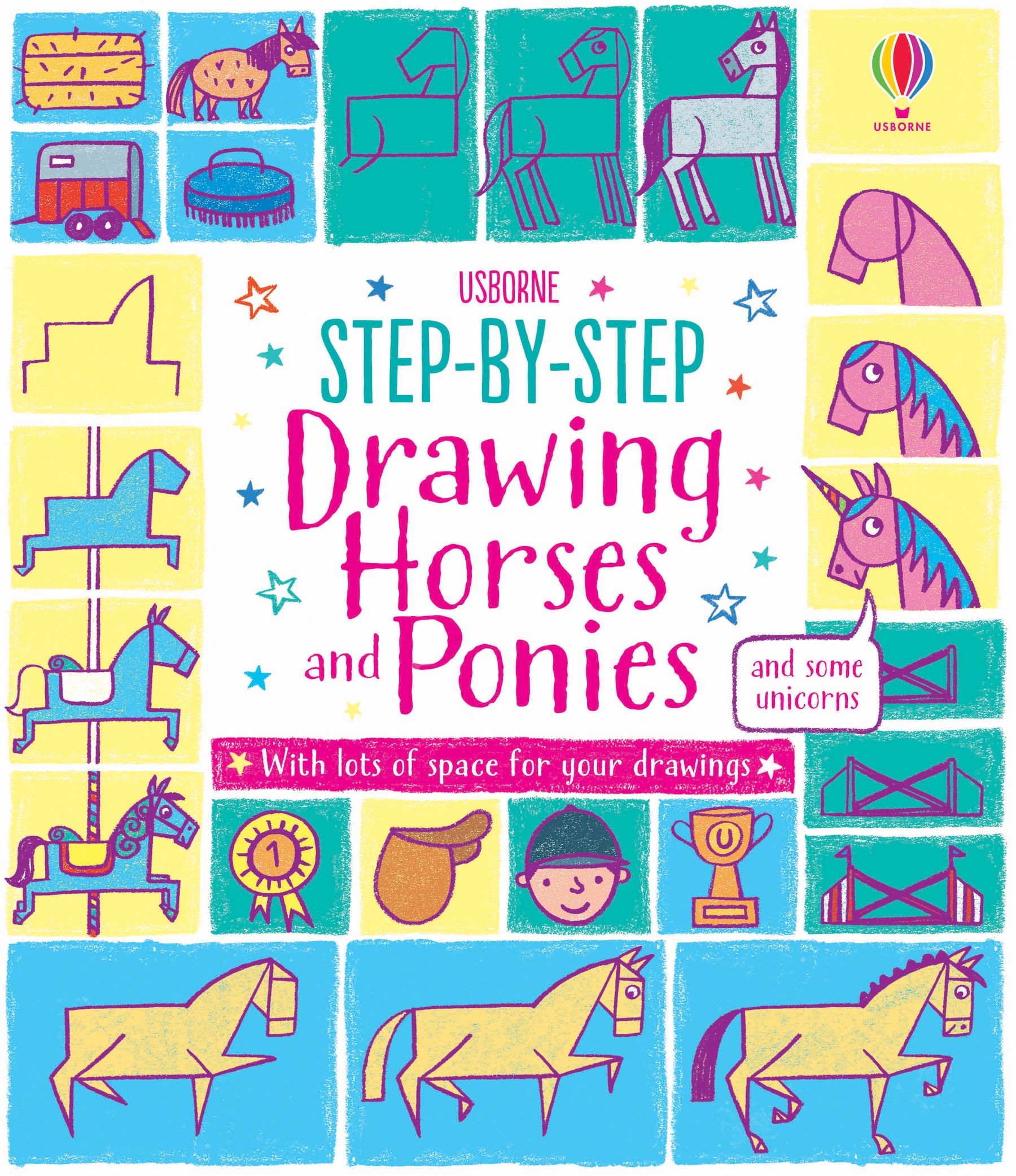 לומדים לצייר סוסים - Drawing Horses and Ponies