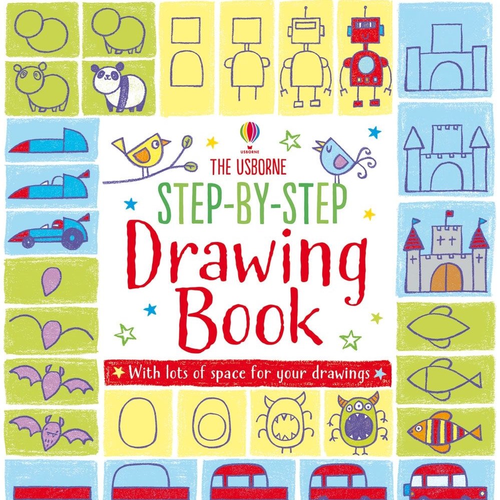 לומדים לצייר Step-by-step drawing book