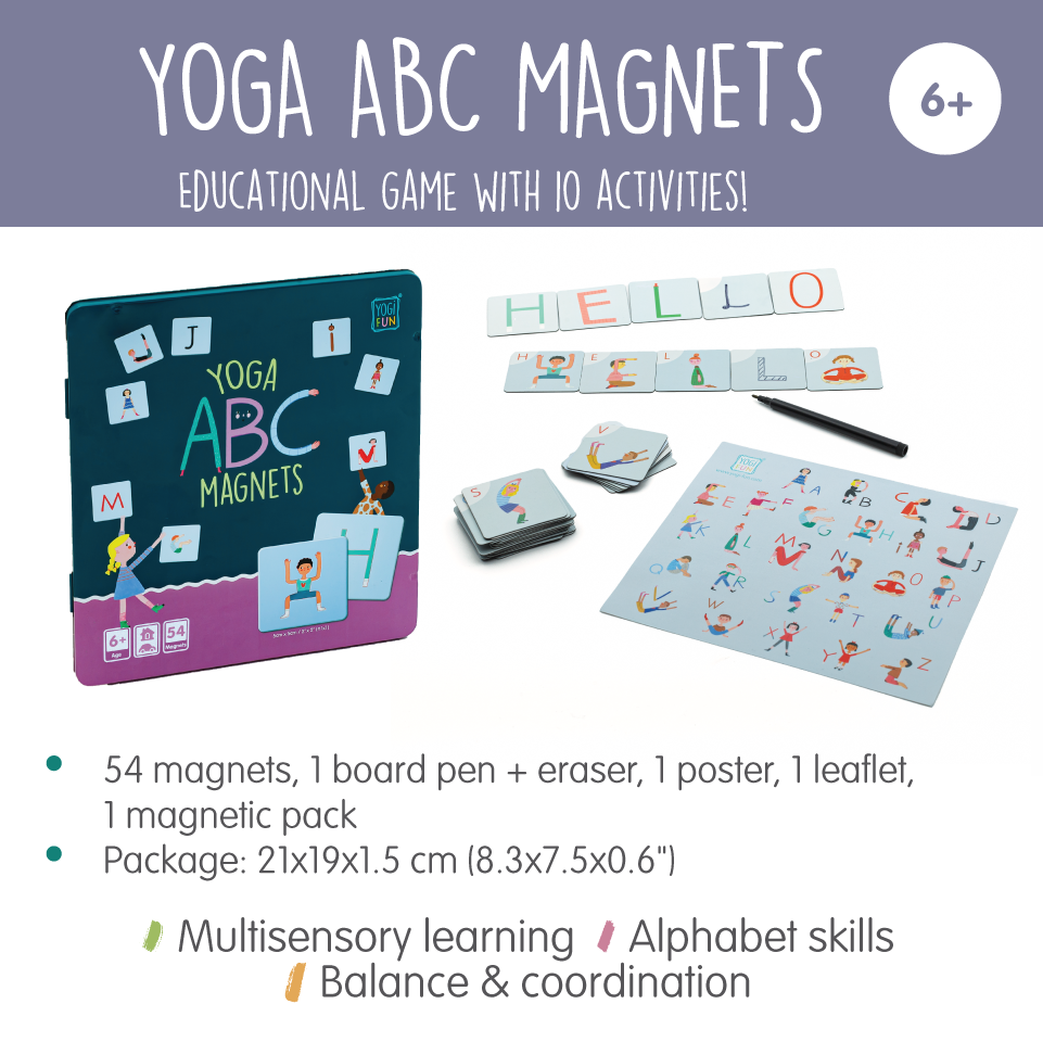 Yoga Abc Magnets מגנטים יוגה