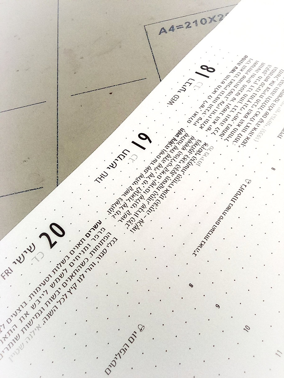 מועדים לפורענות 2025-2024 - יומן הבלגן מסלון מזל (קטן, מהדורת כיס)