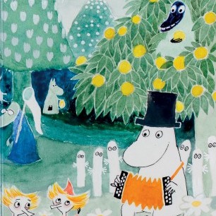 מחברת מומינים בכריכה קשה Finn Family Moomintroll