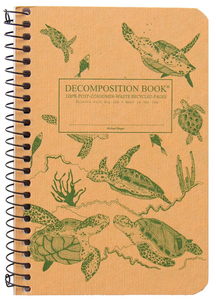 מחברת ספירלה Sea Turtles Decomposition