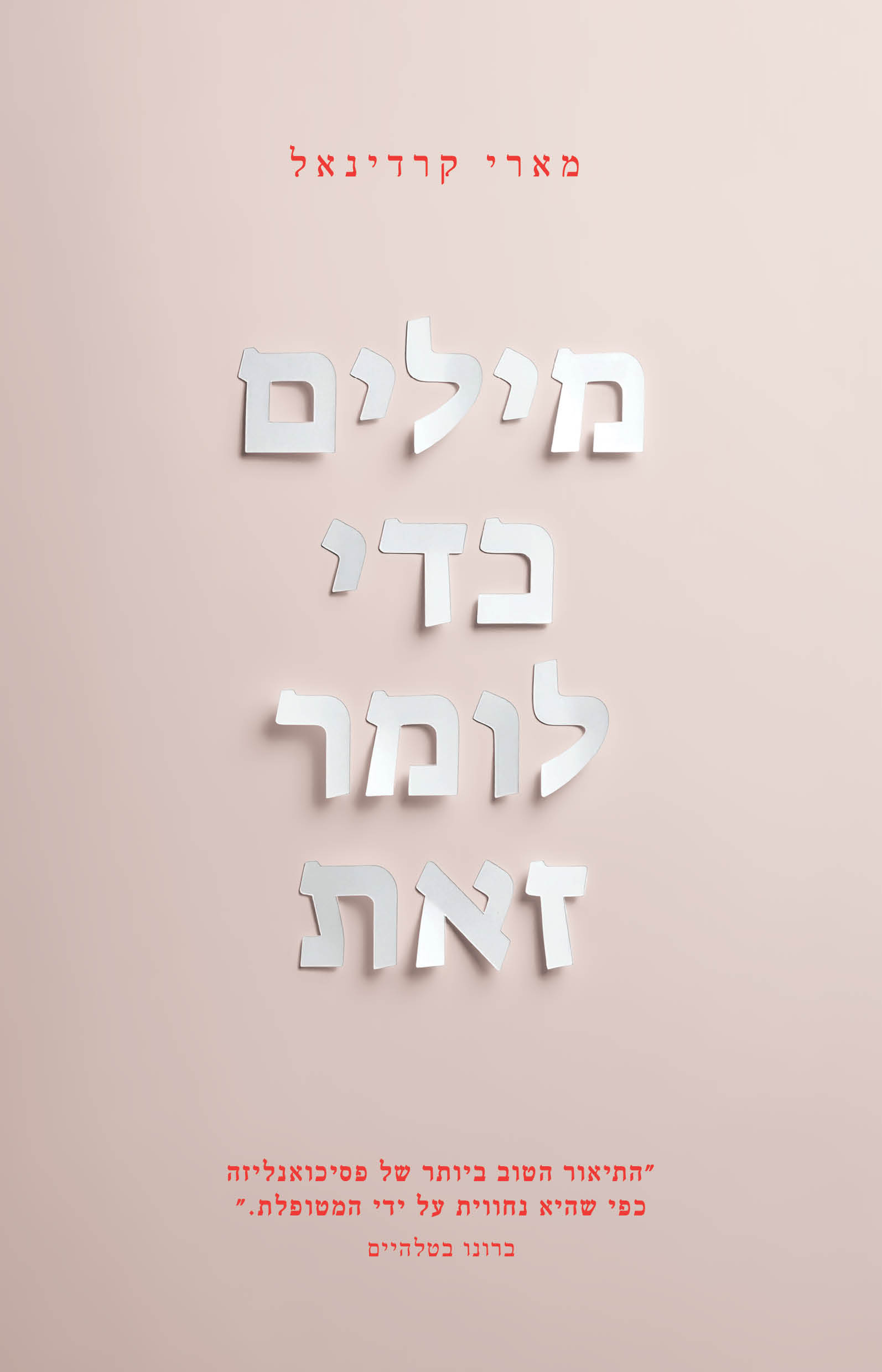 מילים כדי לומר זאת