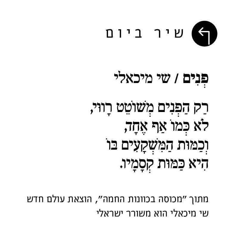 מכוסה בכוונות החמה