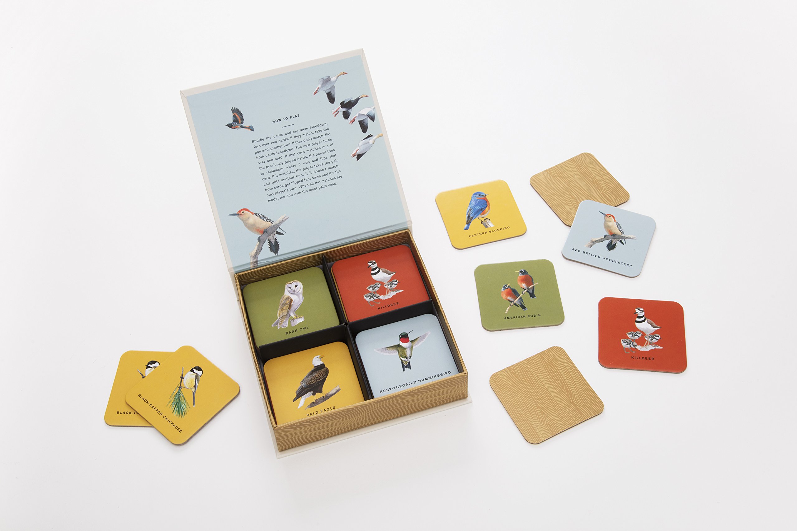 משחק זיכרון Sibley Backyard Birds Matching Game