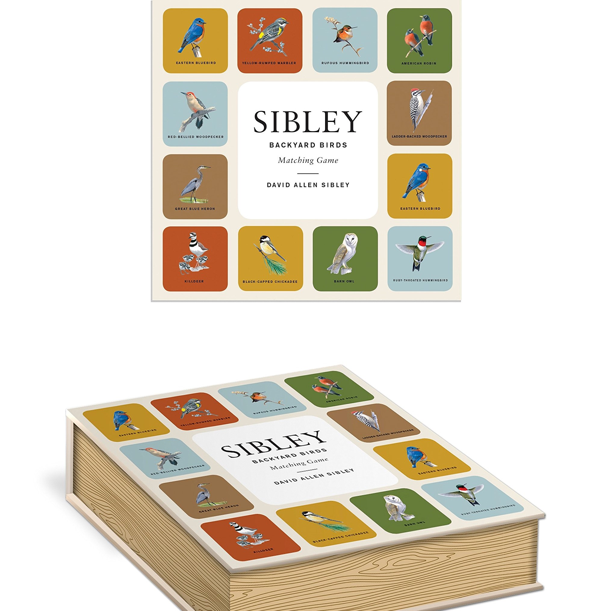 משחק זיכרון Sibley Backyard Birds Matching Game