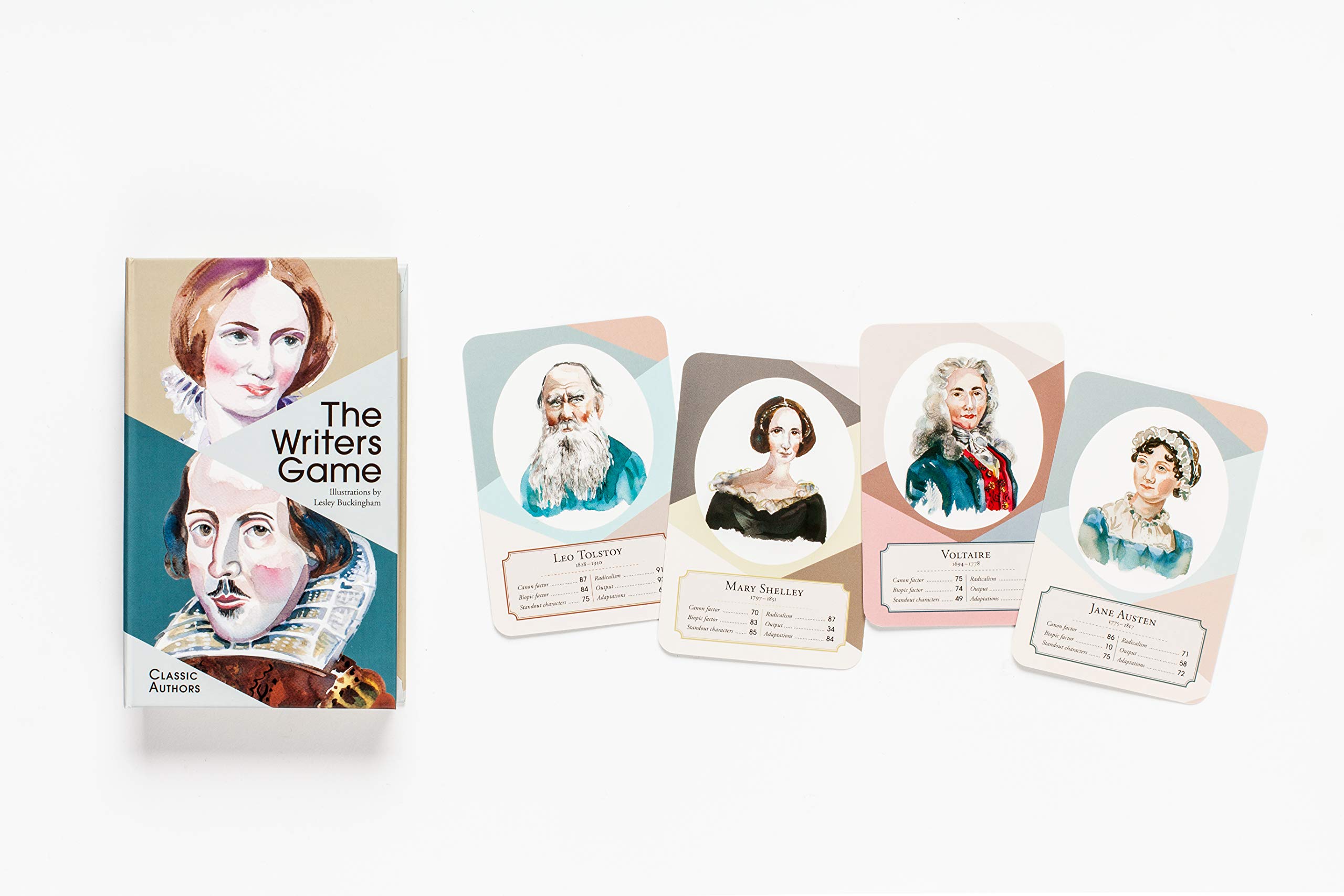 The Writers Game Classic Authors משחק קלפים