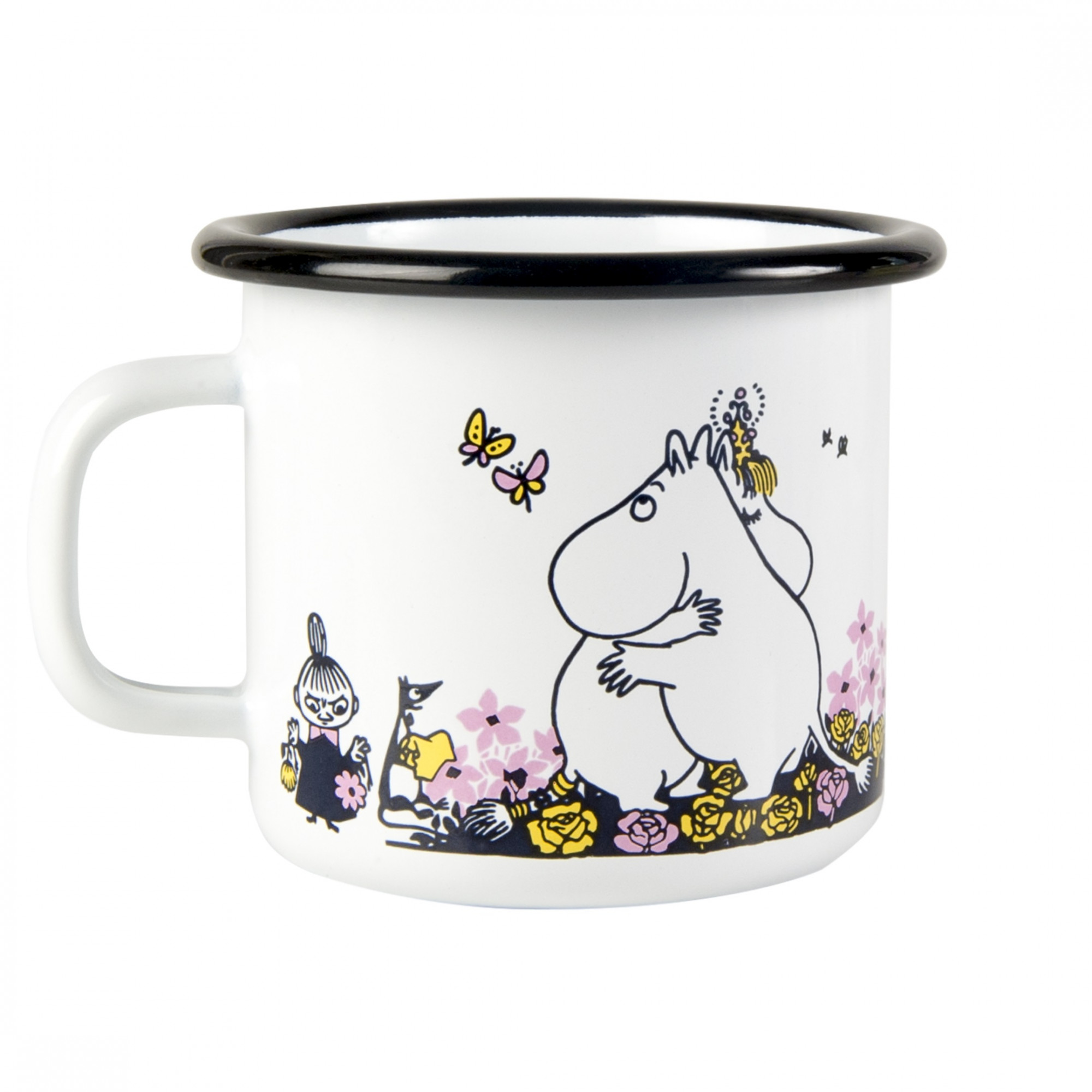 ספל אמאייל המומינים לבן Moomin Hug  (250 מ"ל)