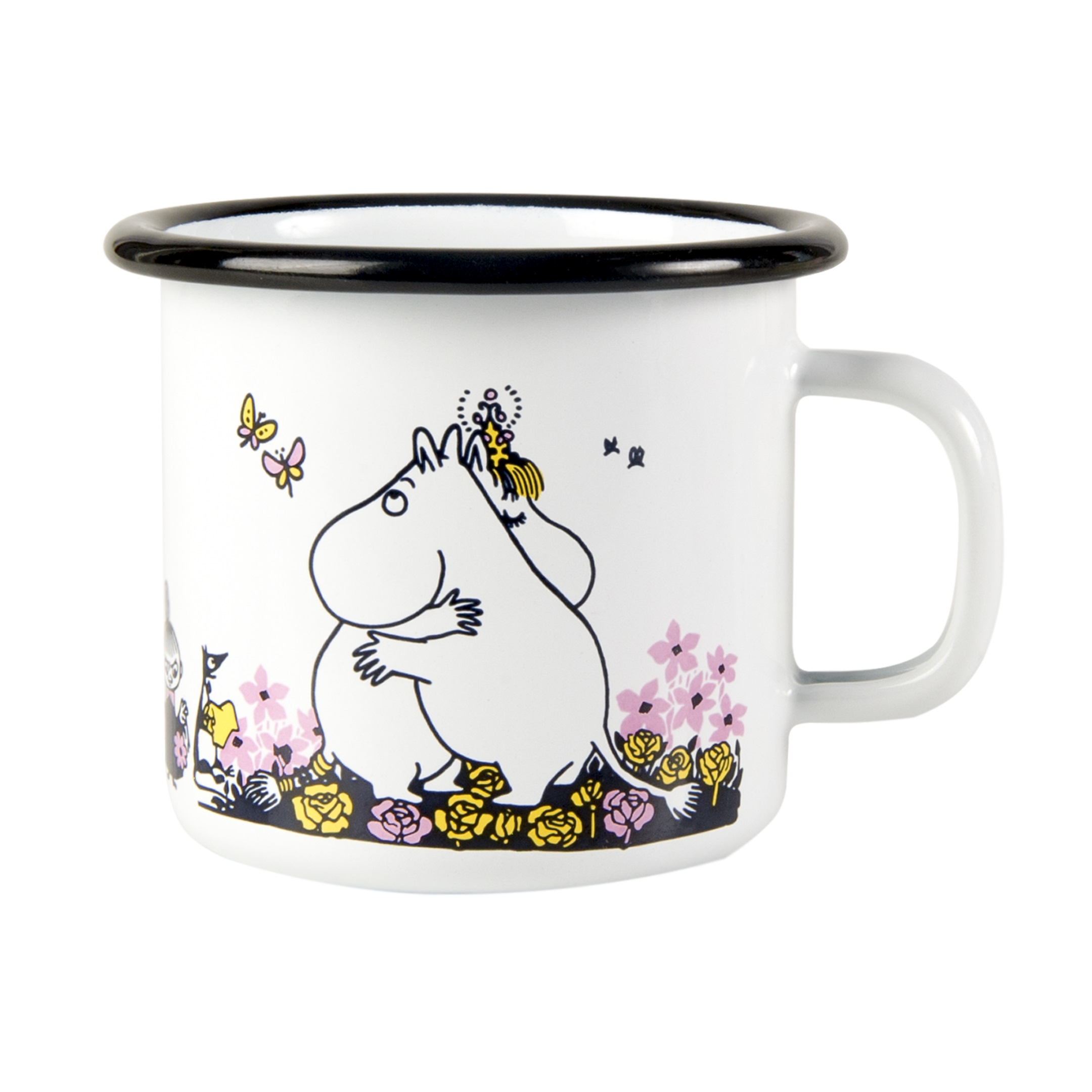 ספל אמאייל המומינים לבן Moomin Hug  (250 מ"ל)
