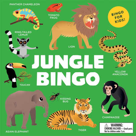 ערכה למשחק בינגו ג'ונגל Jungle Bingo