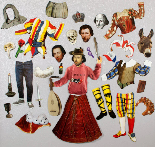ערכת מגנטים שייקספיר Shakespeare Dress Up