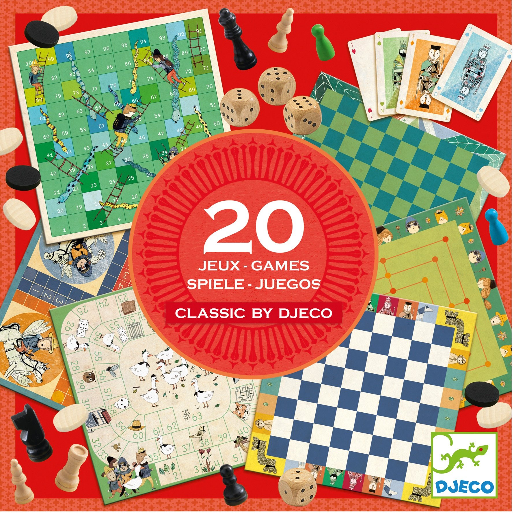 ערכת 20 משחקים DJECO