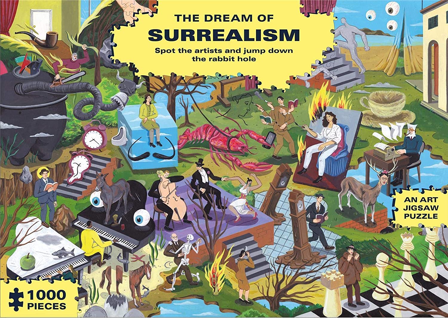 פאזל אמנותי 1,000 חלקים The Dream of Surrealism