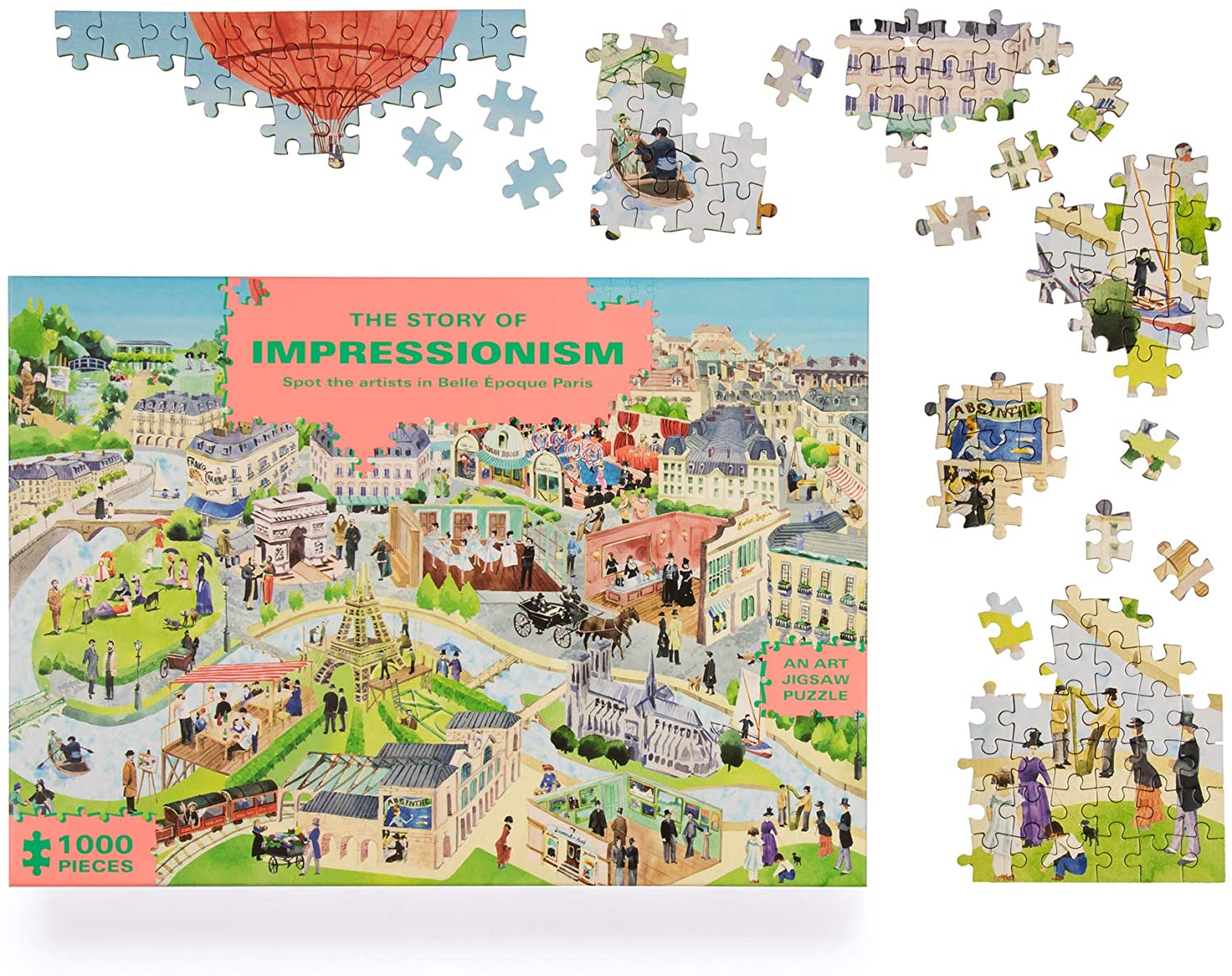 פאזל אמנותי 1,000 חלקים The Story of Impressionism