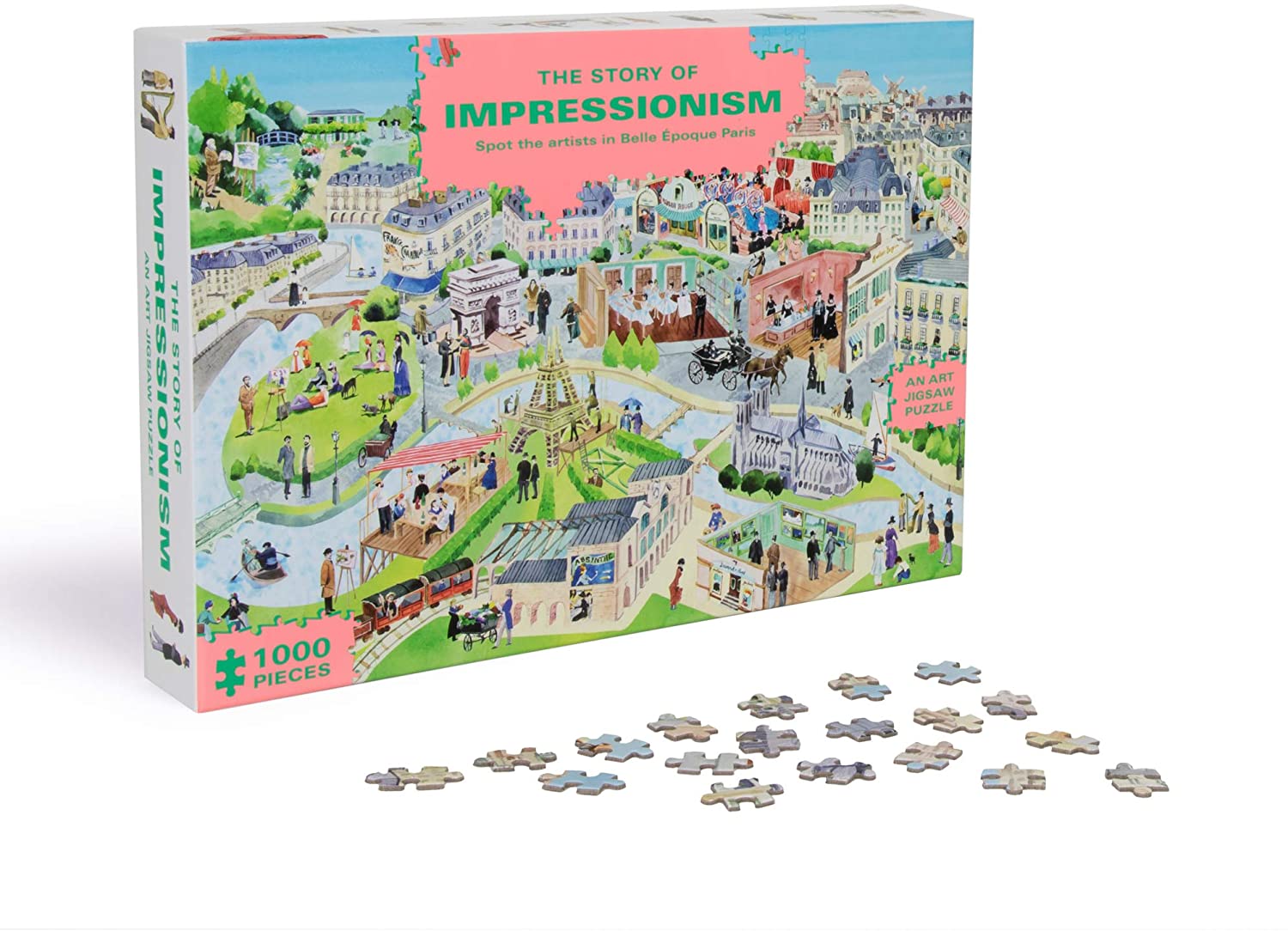 פאזל אמנותי 1,000 חלקים The Story of Impressionism