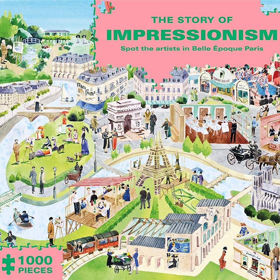 פאזל אמנותי 1,000 חלקים The Story of Impressionism