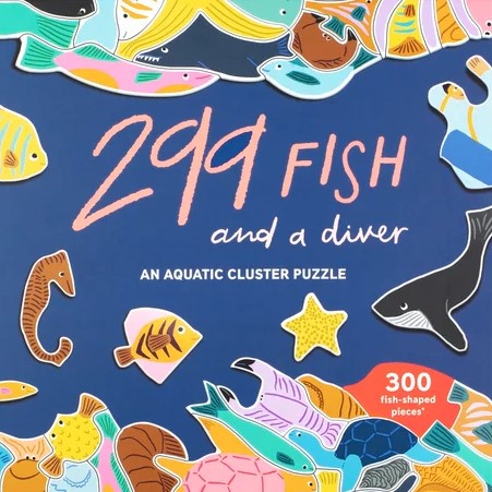 פאזל דגים וצוללן – Fish (and a diver) An Aquatic Cluster Puzzle