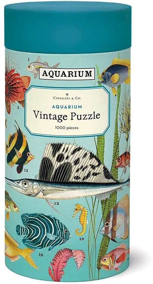 פאזל דגים (Aquarium) וינטג' 1,000 חלקים