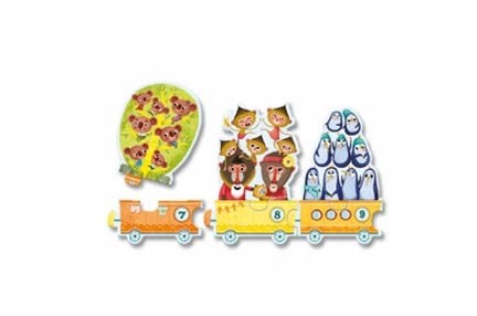 פאזל לקטנטנים 20 חלקים (רכבת מספרים)