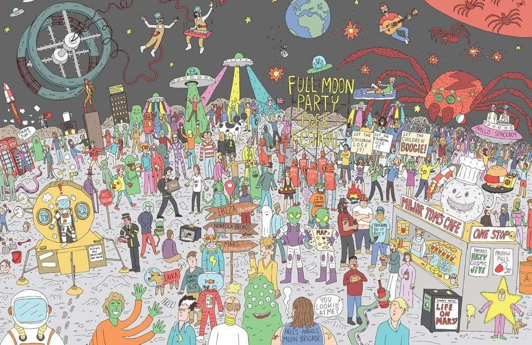 פאזל דייוויד בואי 500 חלקים Where's Bowie