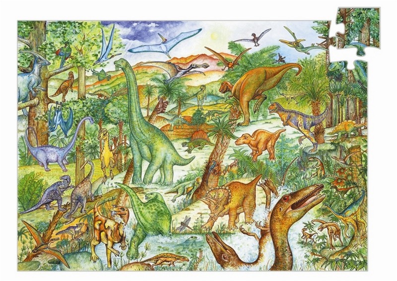 פאזל דינוזאורים 100 חלקים