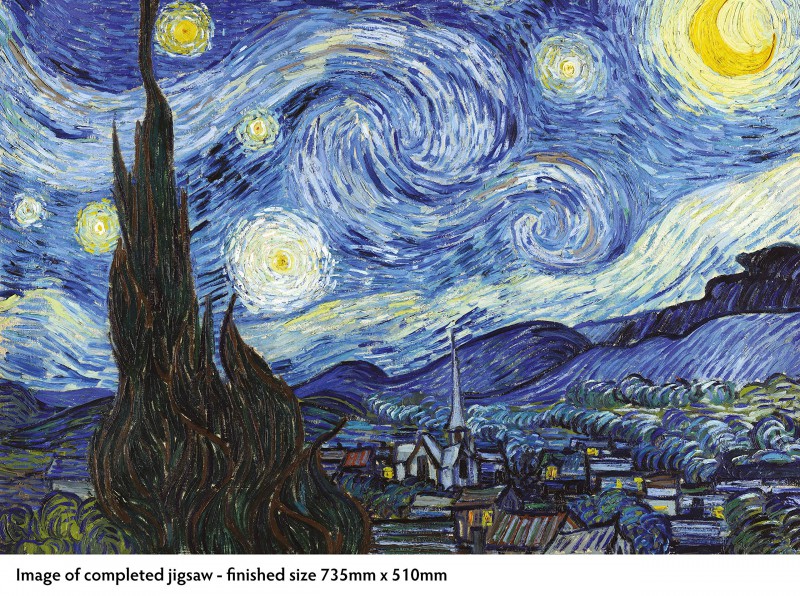 פאזל ואן גוך 1,000 חלקים Starry Night