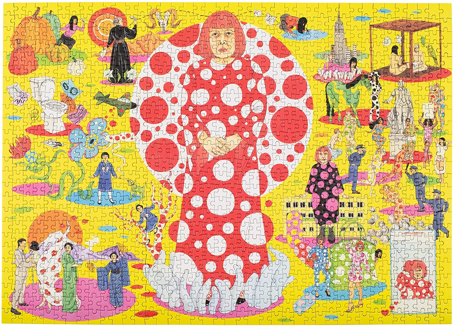 פאזל יאיוי קוסמה 1,000 חלקים The World of Yayoi Kusama