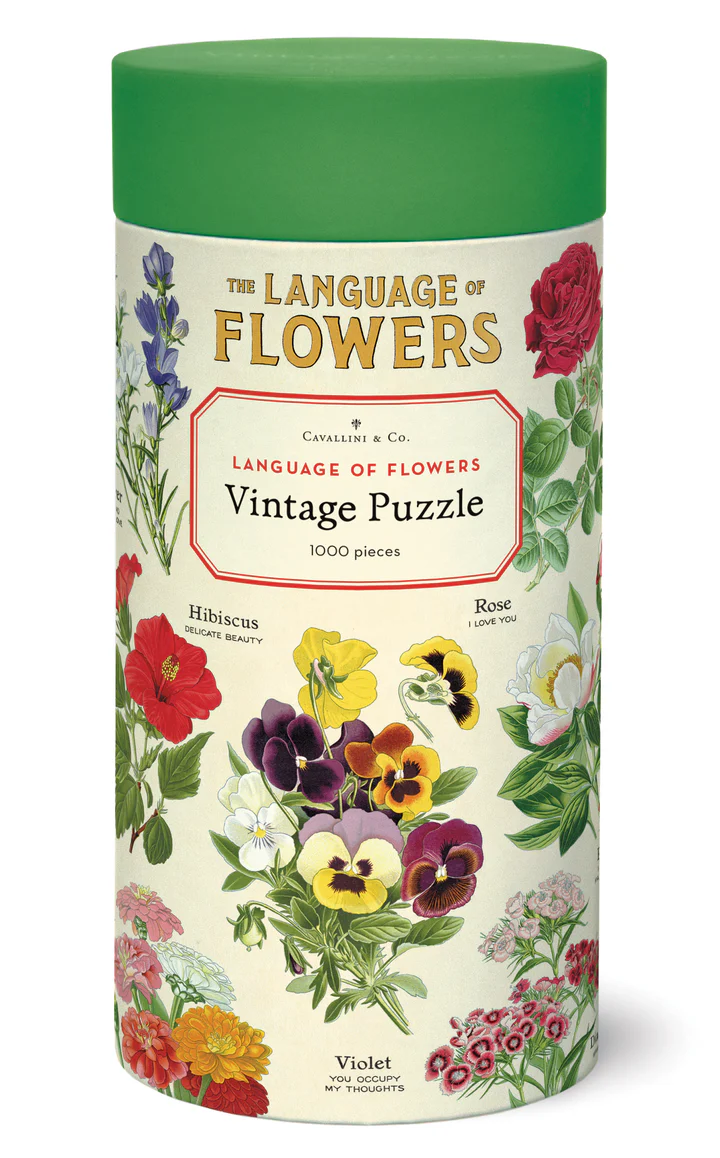 פאזל פרחים (Language of Flowers) וינטג' 1,000 חלקים