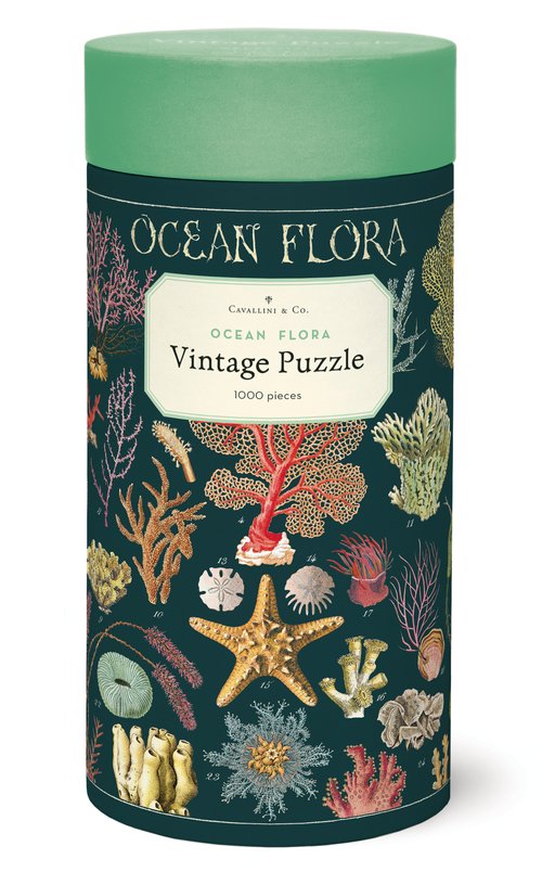 פאזל צמחי אוקיינוס וינטג' 1,000 חלקים  Ocean Flora
