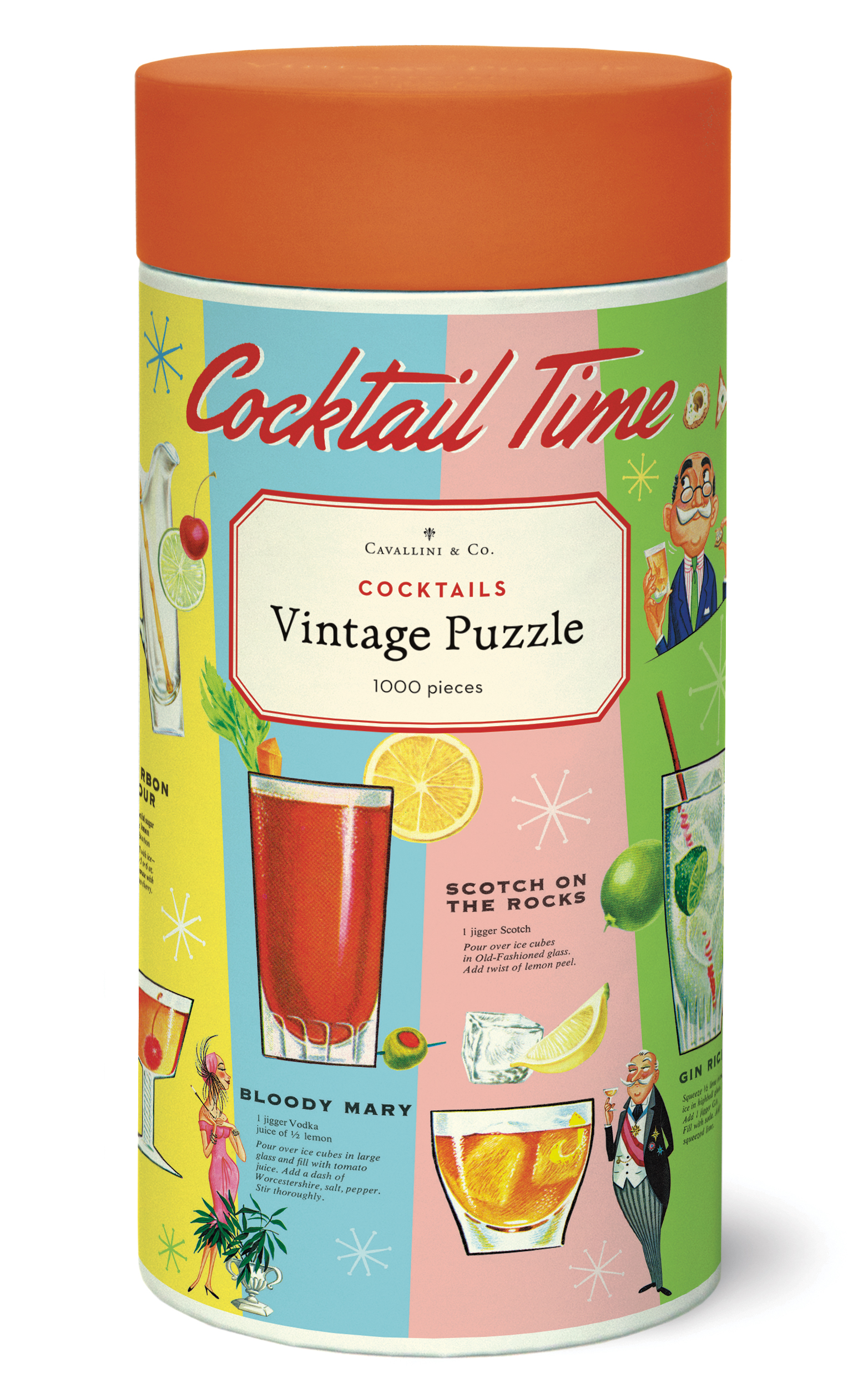 פאזל קוקטיילים Cocktails וינטג' 1,000 חלקים