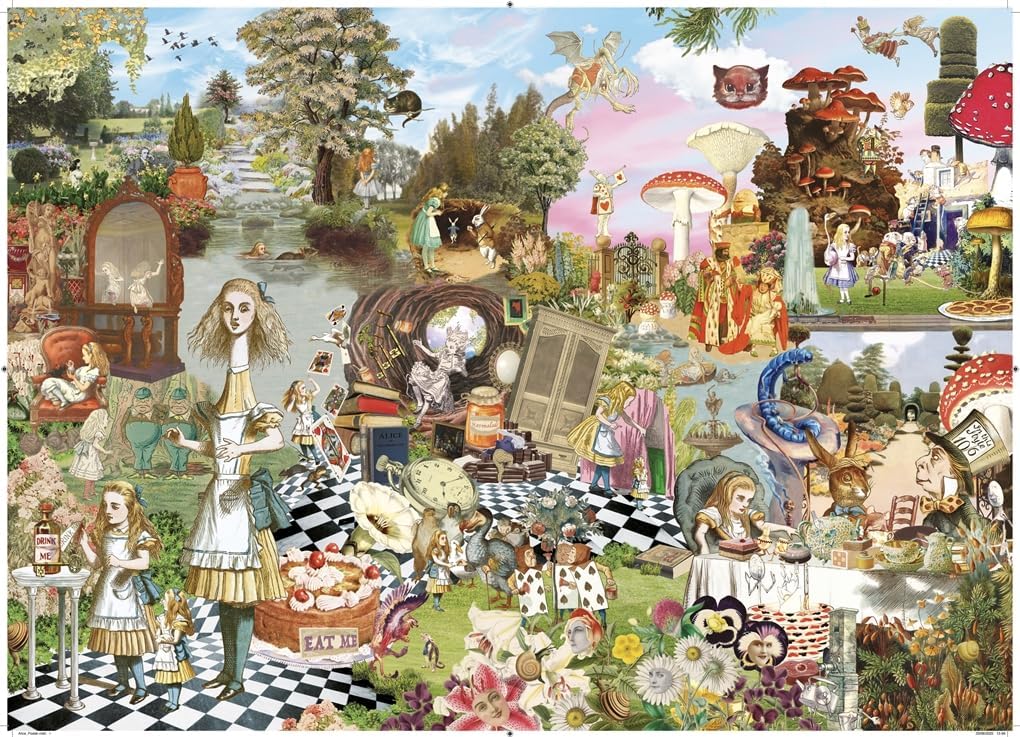 פאזל 1,000 חלקים Alice's Adventures