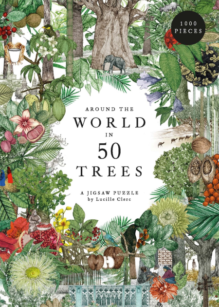 פאזל 1,000 חלקים  Around the World in 50 Trees