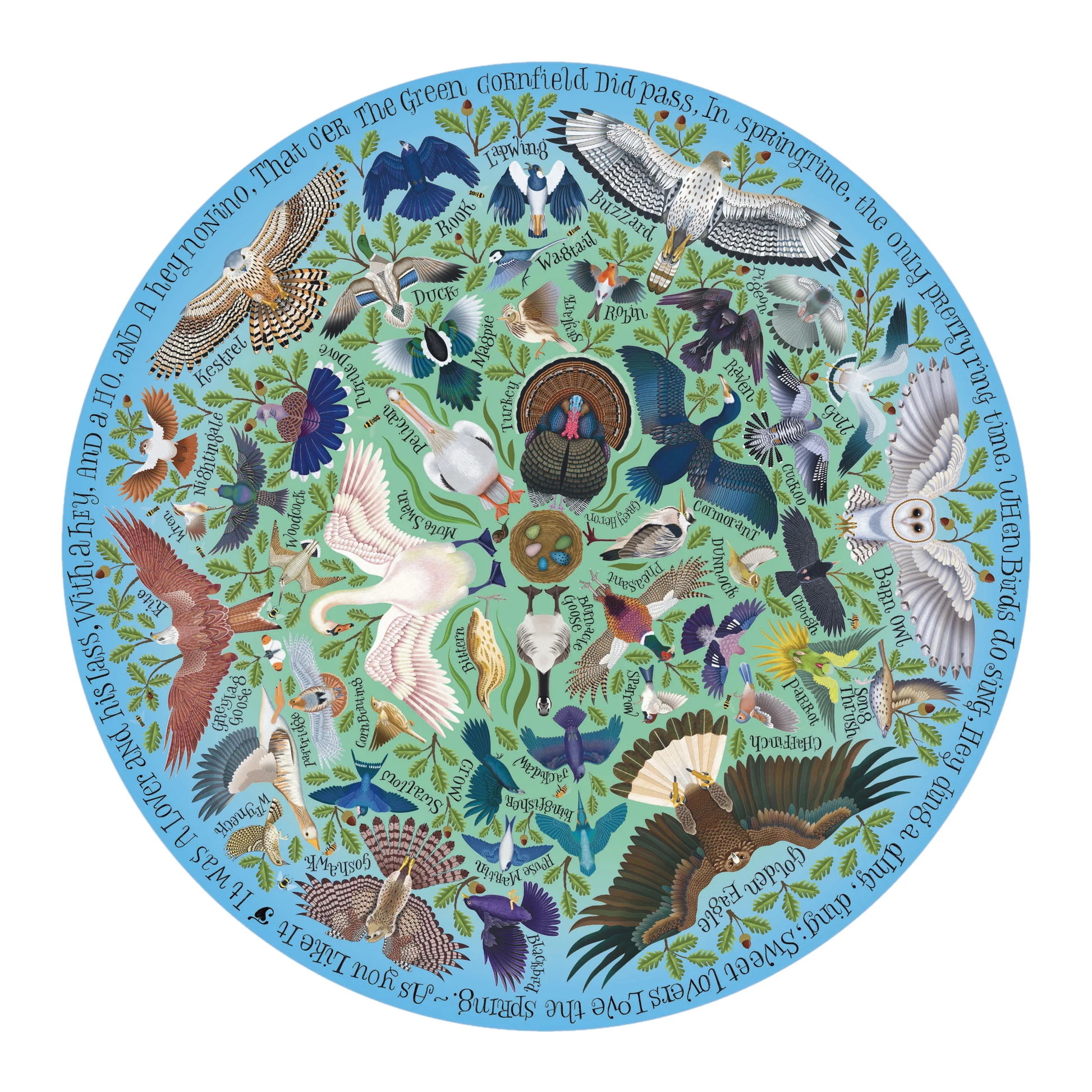 פאזל 1,000 חלקים Shakespeare's Birds