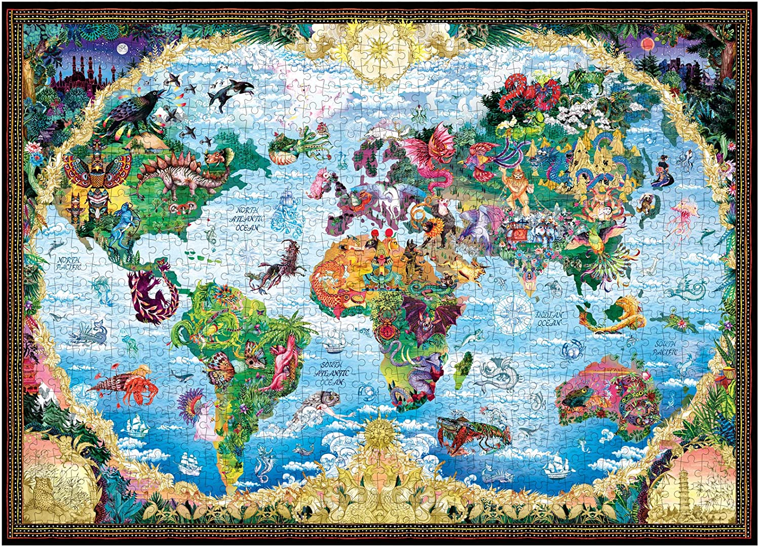 פאזל 1,000 חלקים The Mythical World